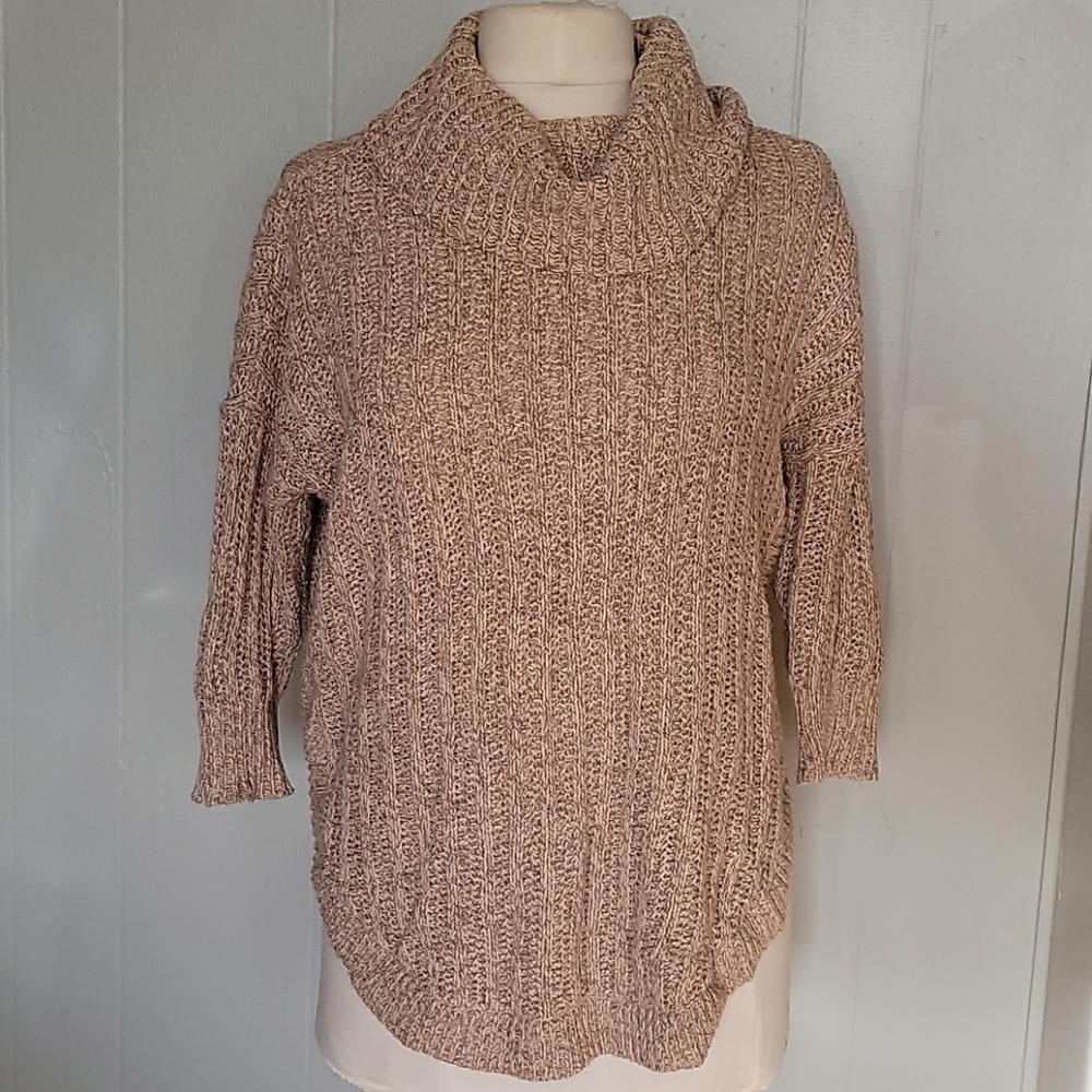 Express extreme circle cowl neck baggy swe…